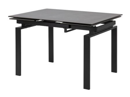Asztal Oakland 390 (Fekete) Pécs Bútor boltok bútor webáruházak Baranya megye Bútor | Étkezőasztal