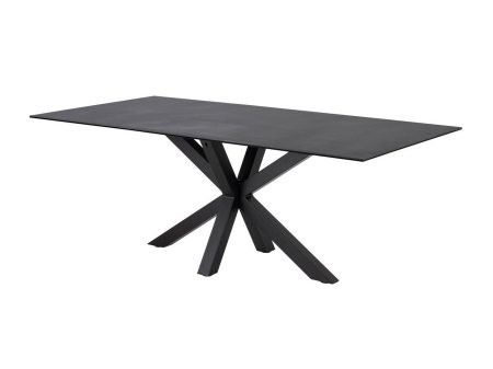 Asztal Oakland 505 (Szürke + Fekete) Pécs Bútor boltok bútor webáruházak Baranya megye Bútor | Étkezőasztal