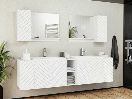 Fürdőszoba garnitúra Comfivo E111 (Fehér) Pécs Bútor boltok bútor webáruházak Baranya megye Bútor | Fürdőszoba bútorok | Fürdőszoba garnitúrák