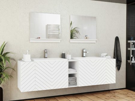 Fürdőszoba garnitúra Comfivo E113 (Fehér) Pécs Bútor boltok bútor webáruházak Baranya megye Bútor | Fürdőszoba bútorok | Fürdőszoba garnitúrák