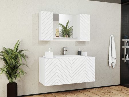 Fürdőszoba garnitúra Comfivo E102 (Fehér) Pécs Bútor boltok bútor webáruházak Baranya megye Bútor | Fürdőszoba bútorok | Fürdőszoba garnitúrák