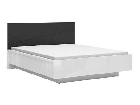 Ágy Boston CE122 (Fényes fehér + Matt fekete) Pécs Bútor boltok bútor webáruházak Baranya megye Bútor | Ágyak | Ágyak ágyneműtartóval