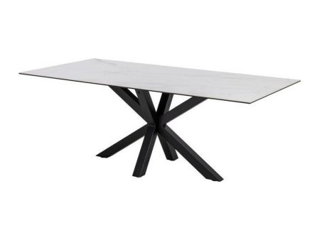 Asztal Oakland 505 (Fehér + Fekete) Pécs Bútor boltok bútor webáruházak Baranya megye Bútor | Étkezőasztal