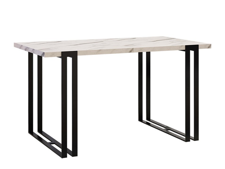 Asztal Comfivo 179 (Fehér Marmuro + Fekete) Pécs Bútor boltok bútor webáruházak Baranya megye Bútor | Étkezőasztal