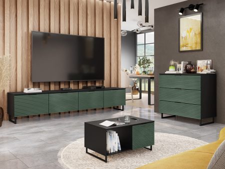 Nappali szett Sarasota M105 (Zöld + Fekete) Pécs Bútor boltok bútor webáruházak Baranya megye Bútor | Nappali bútorok | Nappali bútorok készletei