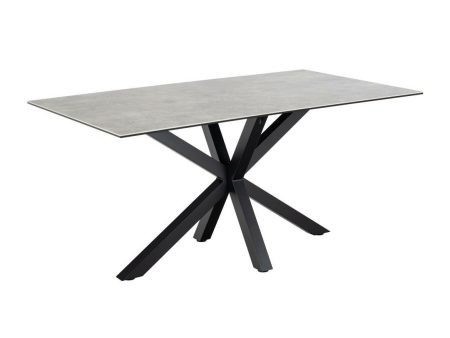Asztal Oakland 582 (Szürke + Fekete) Pécs Bútor boltok bútor webáruházak Baranya megye Bútor | Étkezőasztal
