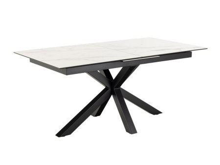 Asztal Oakland 892 (Fehér márvány + Fekete) Pécs Bútor boltok bútor webáruházak Baranya megye Bútor | Étkezőasztal