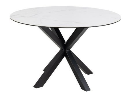 Asztal Oakland 1008 (Fekete + Fehér márvány) Pécs Bútor boltok bútor webáruházak Baranya megye Bútor | Étkezőasztal