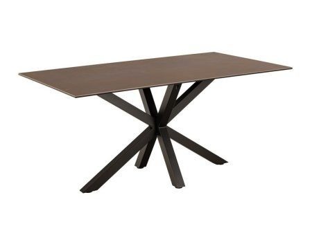 Asztal Oakland 582 (Barna + Fekete) Pécs Bútor boltok bútor webáruházak Baranya megye Bútor | Étkezőasztal