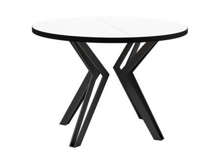 Asztal Oswego 111 (Fehér + Fekete) Pécs Bútor boltok bútor webáruházak Baranya megye Bútor | Étkezőasztal