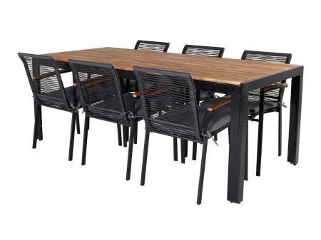 Asztal és szék garnitúra Dallas 1059 Pécs Bútor boltok bútor webáruházak Baranya megye Bútor | Kerti bútorok | Étkező bútorkészletek