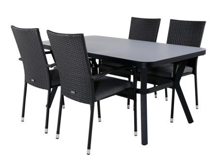 Asztal és szék garnitúra Dallas 2125 Pécs Bútor boltok bútor webáruházak Baranya megye Bútor | Kerti bútorok | Étkező bútorkészletek