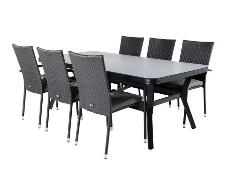 Asztal és szék garnitúra Dallas 2136 Pécs Bútor boltok bútor webáruházak Baranya megye Bútor | Kerti bútorok | Étkező bútorkészletek