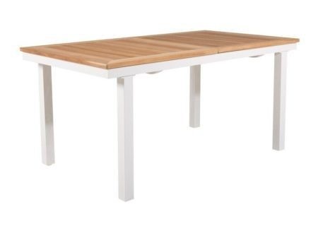 Kerti asztal Dallas 809 (Tikfa + Fehér) Pécs Bútor boltok bútor webáruházak Baranya megye Bútor | Kerti bútorok | Kerti asztalok