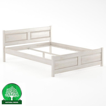Pécs bútor Ágy bükk LK109–160x200 fehérített