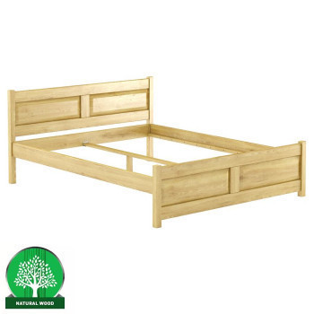 Pécs bútor Ágy bükk LK109–180x200 rustikal