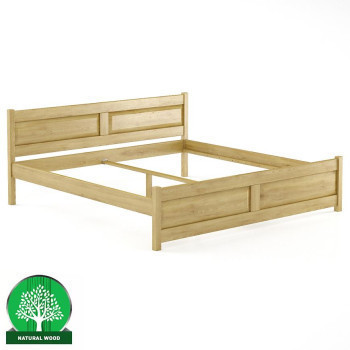 Pécs bútor Ágy bükk LK109–200x200 rustikal