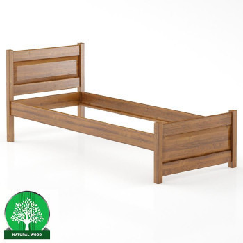 Pécs bútor Ágy bükk LK120–80x200 konyak