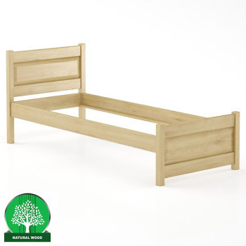 Pécs bútor Ágy bükk LK120–80x200 természetes