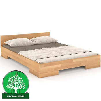 Pécs bútor Ágy fábol  bükkfa Skandica Spectrum 180x200 természetes