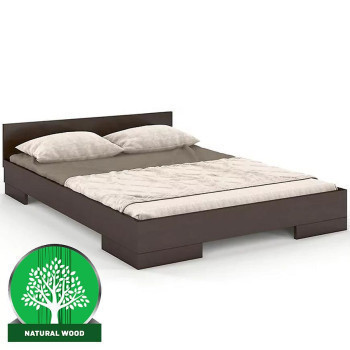 Pécs bútor Ágy fábol  bükkfa Skandica Spectrum 90x200 Palisander