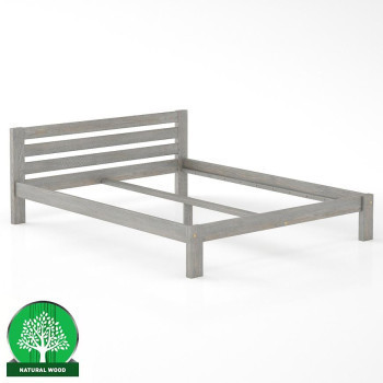 Pécs bútor Ágy fenyő LK105–160x200 grey