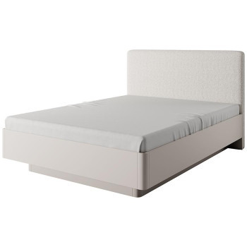 Pécs bútor Ágy Lante I 160 kárpitozott fejtámlával beige