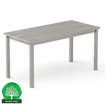 Pécs bútor Asztal fenyő ST104-150x75x75 grey