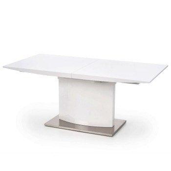 Pécs bútor Asztal Marcello 180/220 Mdf/Acél – Fehér