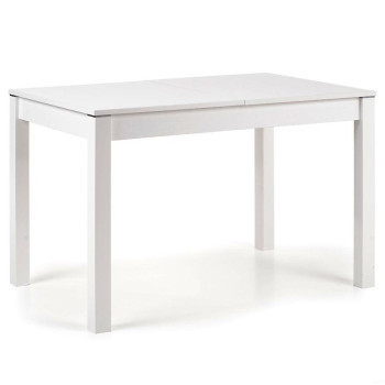 Pécs bútor Asztal Maurycy 118/158 Płyta/Abs/Mdf – Fehér
