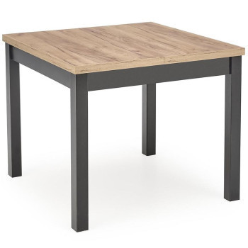 Pécs bútor Asztall Tiago 90x90 lap/mdf – tölgy craft/fekete