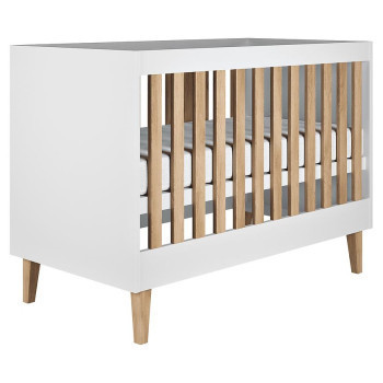 Pécs bútor Baba ágy Dziecięce Kubi fehér 60x120
