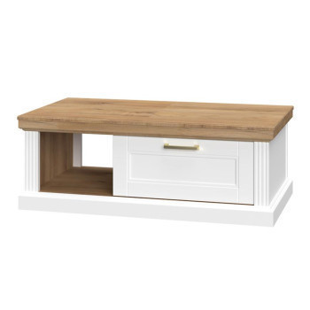 Pécs bútor Dohányzóasztal Tara KLS white/pacific walnut