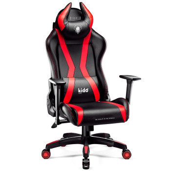 Pécs bútor Gamer szék gyerekeknek Diablo X-Horn 2.0 fekete/piros