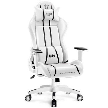 Pécs bútor Gamer szék gyerekeknek Diablo X-One 2.0 fehér/fekete