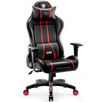 Pécs bútor Gamer szék gyerekeknek Diablo X-One 2.0 fekete/piros