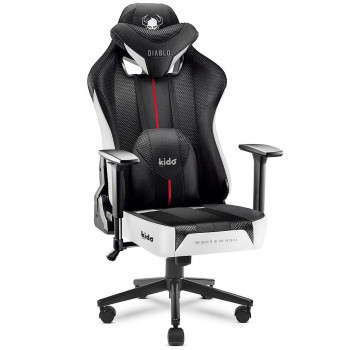 Pécs bútor Gamer szék gyerekeknek Diablo X-Player 2.0 fehér/fekete