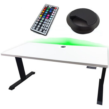 Pécs bútor Játék Íróasztal Low Elektr. Fehér 136x66x2.8 Modell 2