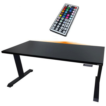 Pécs bútor Játék Íróasztal Low Elektr. Fekete 120x60x2.8 Modell 1
