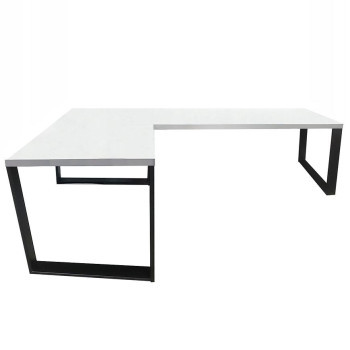 Pécs bútor Játék Íróasztal Sarok Loft Low Fehér 240x160x3.6 Modell 0