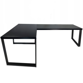 Pécs bútor Játék Íróasztal Sarok Loft Low Fekete 240x160x3.6 Modell 0