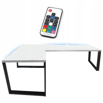 Pécs bútor Játék Íróasztal Sarok Loft Top Fehér 202x136x2.8 Modell 1