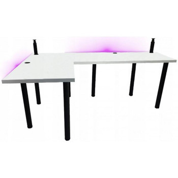 Pécs bútor Játék Íróasztal Sarok Low Fehér 180x120x3.6 Modell 3