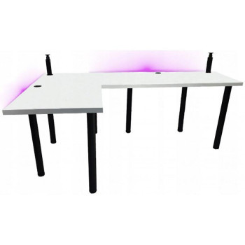 Pécs bútor Játék Íróasztal Sarok Low Fehér 202x136x3.6 Modell 3