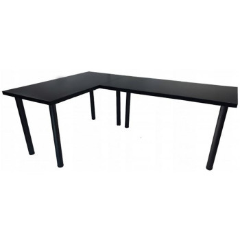 Pécs bútor Játék Íróasztal Sarok Low Fekete 202x136x2.8 Modell 0