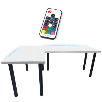 Pécs bútor Játék Íróasztal Sarok Top Fehér 180x120x2.8 Modell 1