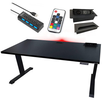 Pécs bútor Játék Íróasztal Top Elektr. Fekete 160x80x3.6 Modell 3