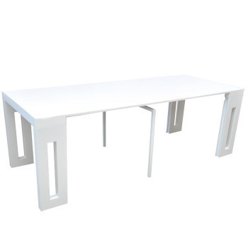 Pécs bútor Kinyitható asztalok  Endo 45/225x90cm DT-1716 White