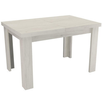 Pécs bútor Kinyitható asztalok kis Kora 120/160x80cmx80 kraft fehér