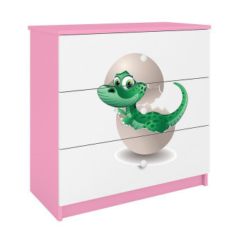 Pécs bútor Komód Detsko számára Babydreams Rózsaszín – Dino